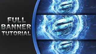 How to make a banner with Cinema 4D and Photoshop!