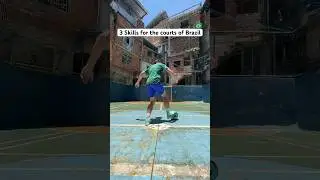 3 Football Skills to use on the courts 🔥🇧🇷 #streetpanna #brazil #football l