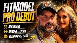 VLOG FIT MODEL PRO DEBUT- BACKSTAGE - ANALISI TECNICA - CHEAT POST GARA!