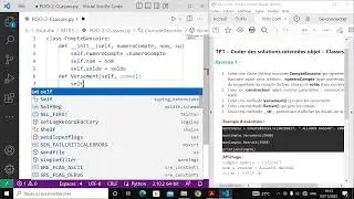 Programmer en Orienté Objet V2 - Exercices corrigés : classes POO Python