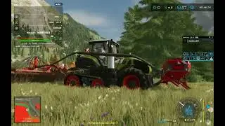 FS22 - AIVE - Claas Axion 960 Terra Trac & Tiger 8 MT Plowing The Field 2 @ Erlengrat