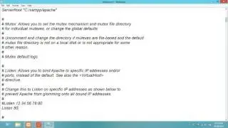 Fixing the problem of Apache in XAMPP control panel