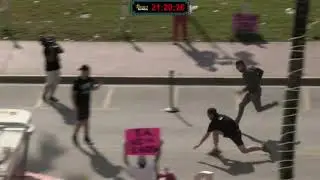 Chris Cote vs. Chris Wittyngham Foot Race