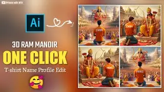 trending Ram mandir ai editing photo || t-shirts name ai image || how to download ai image ||