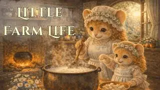 A Peaceful Day on the Little Farm | In The Quiet Forest | Cozy Storybook Music