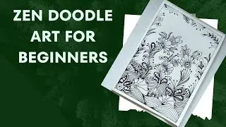 Zen Doodle Art l Zentangle Art l Tangle Drawing l Zendoodles 1l Reena's Art Creation l