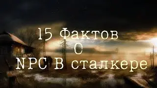 15 фактов о NPC в Сталкере | S.T.A.L.K.E.R.