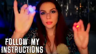 ASMR Follow my Instructions / Follow the Light 💎 Whisper