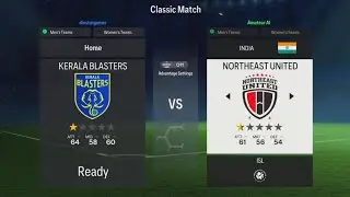 Keralablarts FC Vs North East FC FC24 Gameplay Highlights|FC24 Indian Super League|Keralablarts