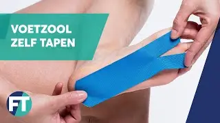 Zelf tapen bij pijn aan de voetzolen » Instructie » FysioTape