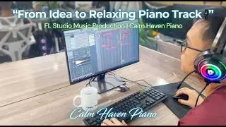 From Idea to Relaxing Piano Track 🎹 FL Studio Music Production | Calm Haven Piano