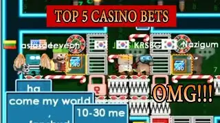 TOP 5 Biggest Casino Bets | Growtopia