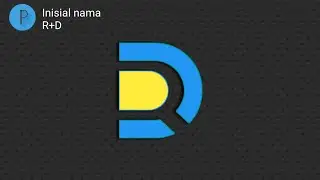Cara buat logo keren inisial nama sendiri di pixelLab Android | #pixelLab | jamaltepu official
