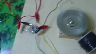 First run, my Bedini Motor Replication اول تشغيل لموتور بيديني