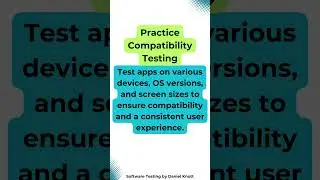 Practice Compatibility Testing #softwaretesting #mobiletesting