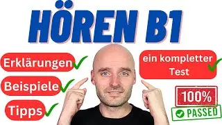 B1 Hörverstehen | So bestehst du den Test! 💪