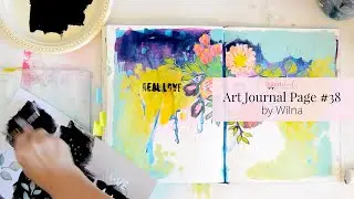 Art Journal #38 Tutorial (Summer Garden part 1)