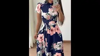 Платье для полных яркое