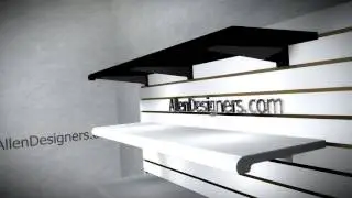 13 inch x 48 inch Injection Molded Shelving