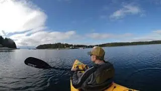 Kayaking in Killisnoo Harbor Alaska