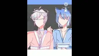 Drawing my two oc ToT I messed up-😢