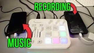 Maonocaster G1 NEO How to: Playing Music on Phone While Recording With Second Phone