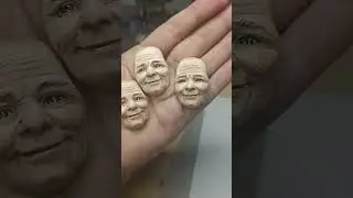 личико для ватной игрушки бабушка 