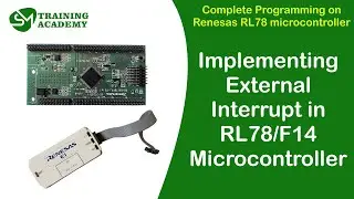 Implementing EXTI in RL78 Microcontroller