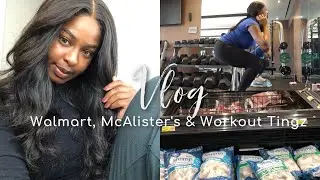 Walmart Grocery Shopping, Leg Day Gym Routine & More | VLOG