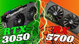 RTX 3050 vs RX 5700 -  R7 5700X - Testes em 10 Games - surreal o Comparativo