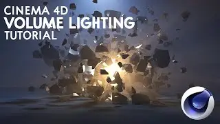 Cinema 4D Tutorial - Volume Lighting with Redshift