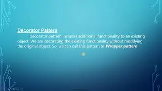 Adapter Pattern and Decorator Pattern - Tamil