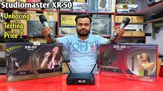 Studiomaster XR-50 Wirless Microphone Unboxing and Testing & Full Details & Price
