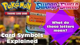 Pokémon TCG Sword & Shield - Symbols and Letters Explained!