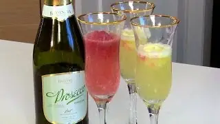 Perfect Party Cocktails: Champagne Sorbet Floats
