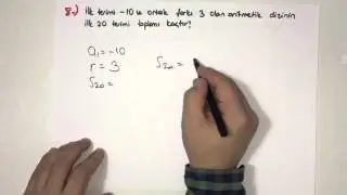 ARİTMETİK DİZİ (SORU ÇÖZÜMÜ)