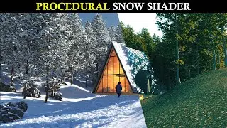 ❄️ Realistic Procedural Snow Shader | 3ds Max & V-Ray | 