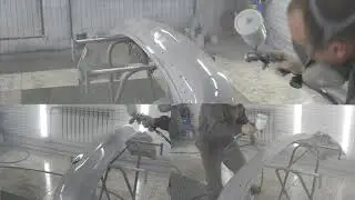 bumper painting - покраска бампера