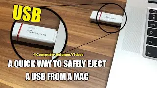 A QUICK Way to Safely Eject Your USB On a Mac Computer - Basic Tutorial | New