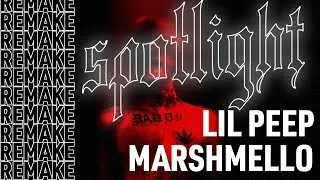 Marshmello x Lil Peep - Spotlight COVER ART REMAKE