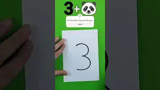 Sayılarla Resim Çizme, Panda Çizimi 🐼 