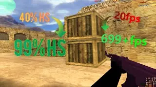 How to download and install cs 1.6 aim.cfg 2021 | no VAC | nonsteam + steam |free download and 99%hs