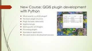 New Course: QGIS Plugin development with Python