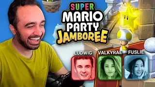 My friends hate how I play Mario Party... (Ludwig, fuslie, and Valkyrae!)