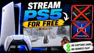 Stream from PS5 to PC for FREE (No Capture Card / No Remote Play!)