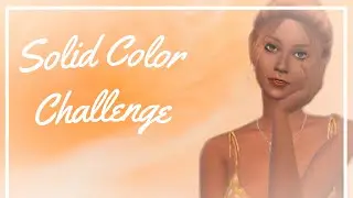 🧡SolidColor Challenge🧡| Sims 4 Challenges