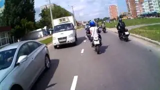 Мотопарад в День города Тольятти