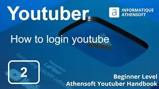 How to login youtube with a google account | youtber handbook 02