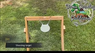 Cheap DIY Shooting target stand! Simple but effective!! All 2x4s