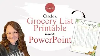 How to Make a Grocery List Printable in PowerPoint